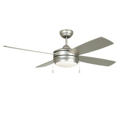 Laval 52-Inch Brushed Satin Nickel LED Fan by Craftmade Lighting