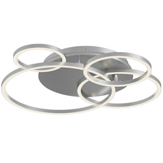 Afx Lighting Orbit Satin Nickel LED Semi-Flushmount Light