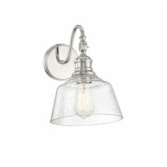 11.50-Inch High Adjustable Wall Sconce in Polished Nickel by Meridian