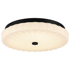 Quoizel Lighting Cherbury Matte Black LED Flushmount Light