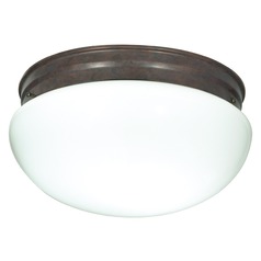 Old Bronze Flush Mount by Nuvo Lighting