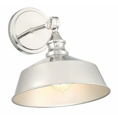 10-Inch Adjustable Wall Sconce in Polished Nickel by Meridian