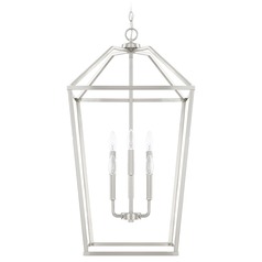 Birch 17.25-Inch Wide Brushed Nickel Pendant by HomePlace by Capital Lighting
