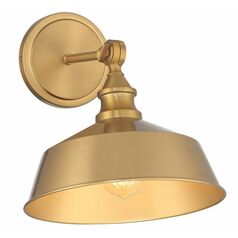 10-Inch Adjustable Wall Sconce in Natural Brass by Meridian