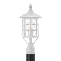Seeded Glass Post Light Classic White by Hinkley Lighting