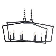 Abbotswell 8-Light Black Pendant by Kichler Lighting