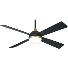 Orb 54-Inch LED Fan in Brushed Carbon by Minka Aire