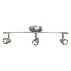 Talida 3-Light LED Track Light in Brushed Nickel by Generation Lighting
