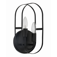 Mindful Flat Black Sconce by Craftmade Lighting