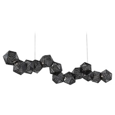 Riddle Black LED Pendant by Modern Forms