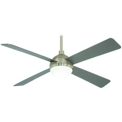 Orb 54-Inch LED Fan in Brushed Steel & Brushed Nickel by Minka Aire