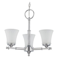 Modern Chandelier in Polished Chrome by Nuvo Lighting