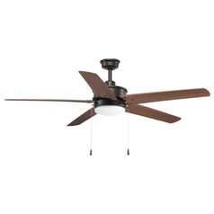 Whirl Antique Bronze LED Ceiling Fan by Progress Lighting