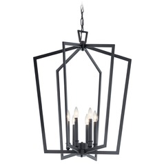 Abbotswell 6-Light Black Pendant by Kichler Lighting