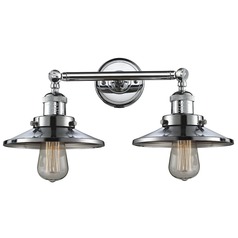 Railroad Polished Chrome Bathroom Light by Innovations Lighting