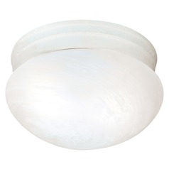 Textured White Flush Mount by Nuvo Lighting