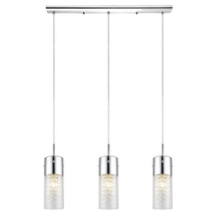 Diamond Chrome Multi-Light Pendant by Eglo Lighting