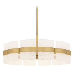 Quoizel Lighting Sweeney Soft Gold Pendant Light with Drum Shade