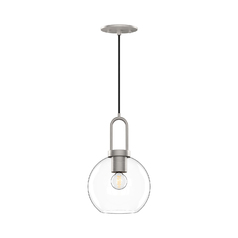 Alora Lighting Soji Brushed Nickel Mini-Pendant Light with Globe Shade