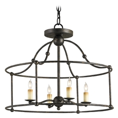 Mid-Century Modern Pendant Light Mayfair by Currey and Company Lighting