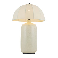 Alora Lighting Crosby Matte Black Table Lamp with Bowl / Dome Shade