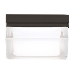 Sean Lavin Boxie Small 2700K LED Flush Mount in Bronze by Visual Comfort Modern