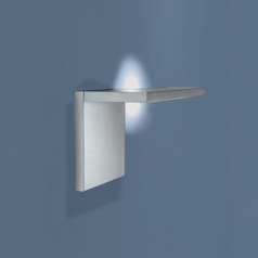 Edge Brushed Aluminum LED Sconce