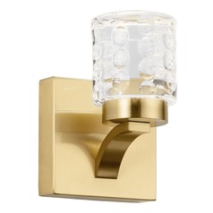 Rene 7-Inch LED Wall Sconce in Champagne Gold by Elan Lighting