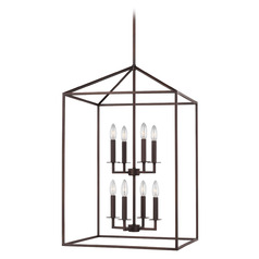 Perryton 19-Inch Bronze Pendant by Generation Lighting