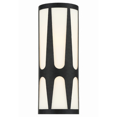 Crystorama Lighting Royston Black LED Sconce