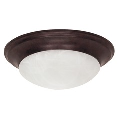 12-Inch Old Bronze Flush Mount by Nuvo Lighting