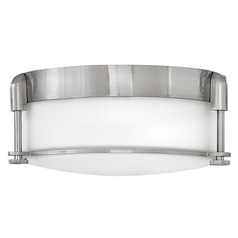 Colbin 12.50-Inch Brushed Nickel Flush Mount by Hinkley Lighting