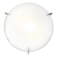 Zenon Brushed Steel LED Flush Mount by Access Lighting