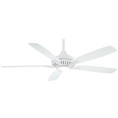 Dyno XL 60-Inch LED Ceiling Fan in White by Minka Aire