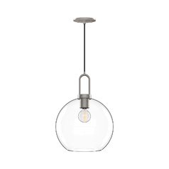Alora Lighting Soji Brushed Nickel Mini-Pendant Light with Globe Shade