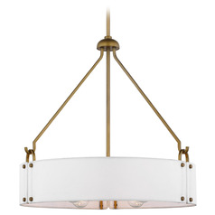 Halter Natural Brass Pendant by Nuvo Lighting