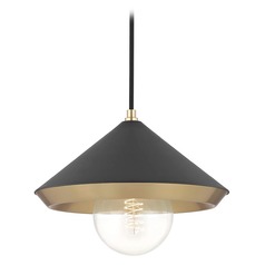 Marnie Pendant in Brass by Mitzi by Hudson Valley