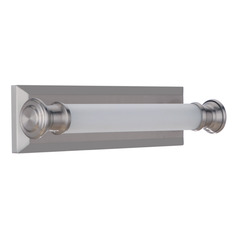 Langston Brushed Polished Nickel LED Bathroom Light by Craftmade Lighting