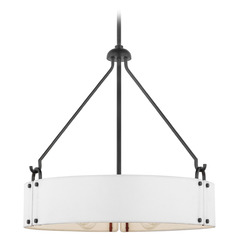 Halter Matte Black Pendant by Nuvo Lighting