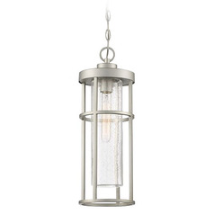 Encompass Satin Aluminum Outdoor Hanging Light by Craftmade Lighting