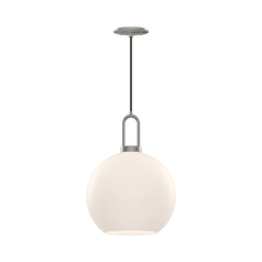 Alora Lighting Soji Brushed Nickel Mini-Pendant Light with Globe Shade