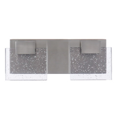 Alamere Brushed Polished Nickel LED Bathroom Light by Craftmade Lighting