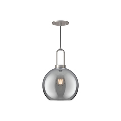Alora Lighting Soji Brushed Nickel Mini-Pendant Light with Globe Shade