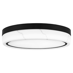 Quoizel Lighting Gasper Matte Black LED Flushmount Light