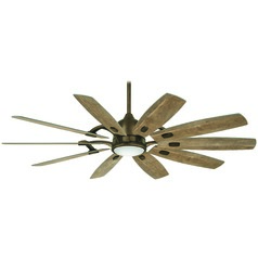 Barn 65-Inch Fan in Heirloom Bronze by Minka Aire