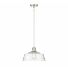 15-Inch Pendant in Polished Nickel by Meridian