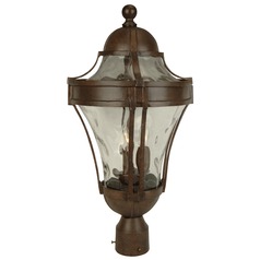 Parish 22.50-Inch Aged Bronze Post Light by Craftmade Lighting