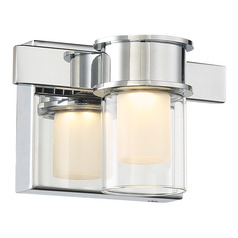 Herald Square LED Bathroom Sconce in Chrome by George Kovacs