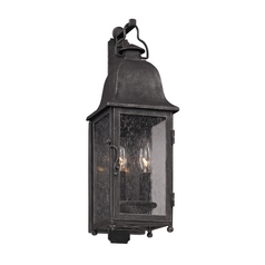Larchmont 18.75-Inch Outdoor Wall Light in Aged Pewter by Troy Lighting