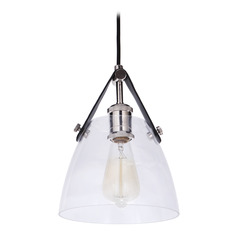 Hagen Polished Nickel Mini Pendant by Craftmade Lighting